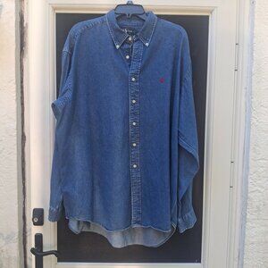 Size XXL Ralph Lauren  Blaire 100% Cotton Denim Shirt